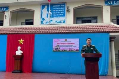 Tổ chức các hoạt động chào mừng kỉ niệm 79 năm ngày thành lập QĐND VN và 34 năm ngày hội Quốc phòng toàn dân.
